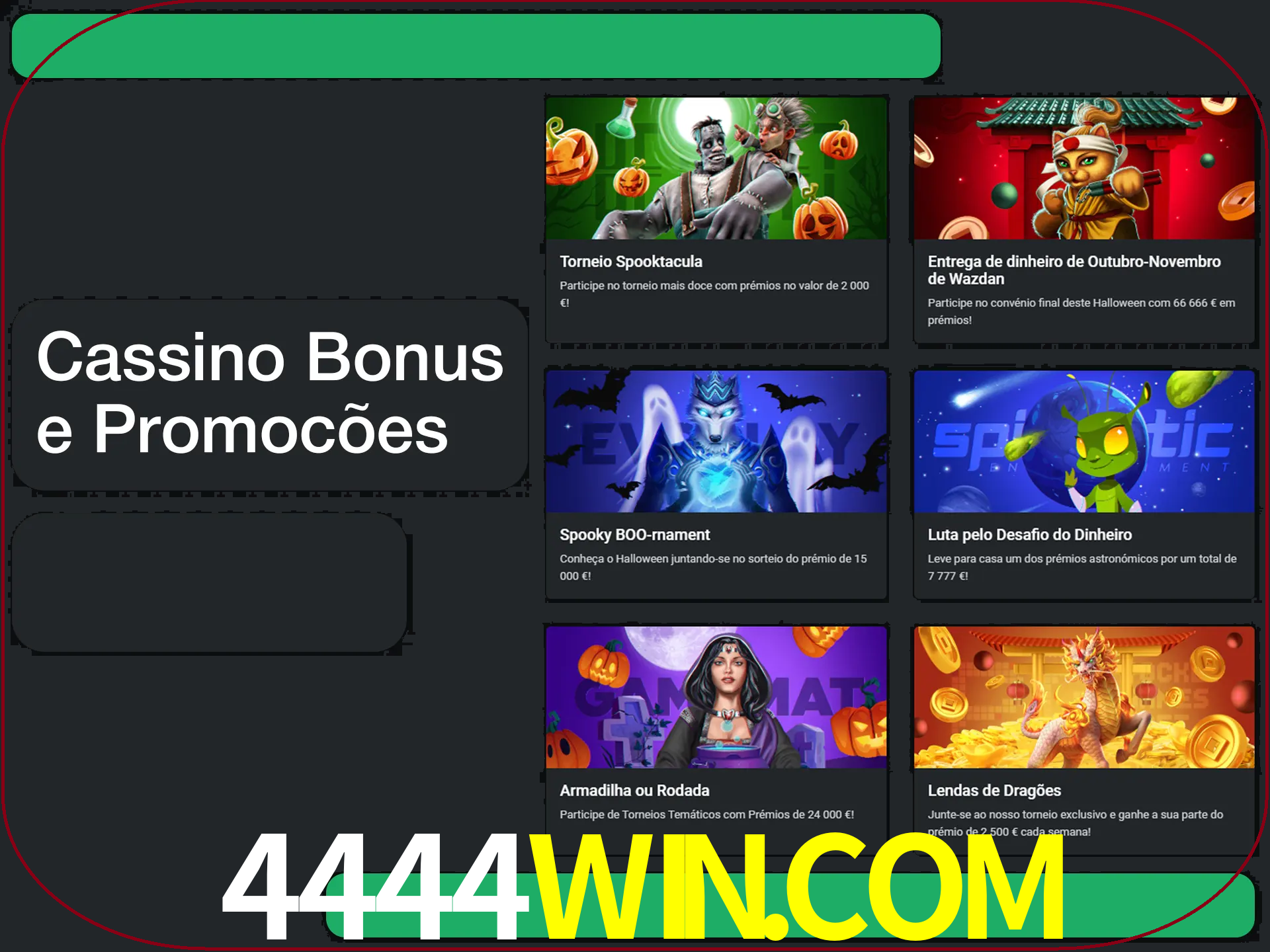 Verifique se há novos bônus de cassino para reivindicar.